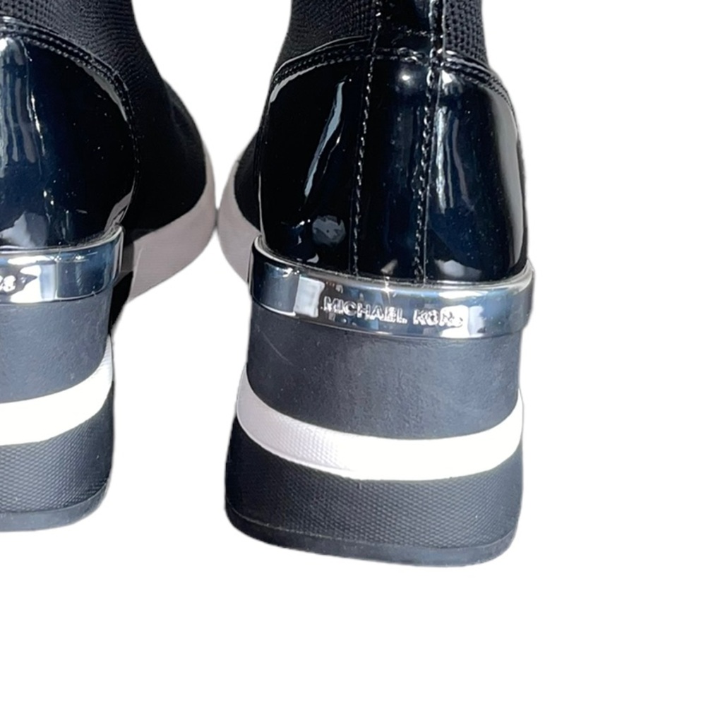 Michael Kors Skyler sock booty sneakers. Size 8 1/2.GUC - Picture 7 of 12